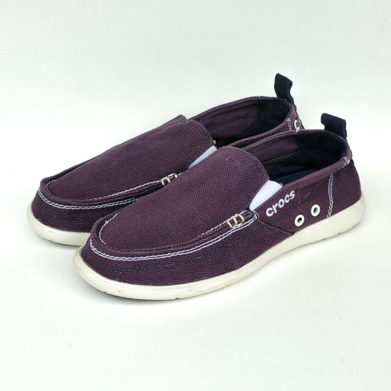 Crocs Walu Slip On Man Sepatu Pria Best Seller Selop Classic Canvas Suede