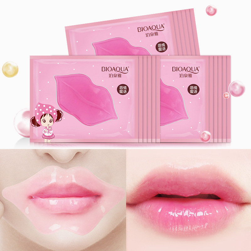 【COD】 Pink Lip Mask / Masker Bibir Collagen / Pelembab Bibir Mulut Kering Pecah Lip Mask Moisturizing Moist Halus Lembut Skin Care Bibir-CH