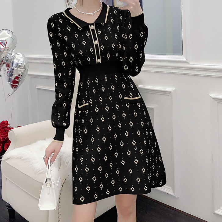 yikoo-Midi dress kualitas tinggi perangai dress korea dres wanita