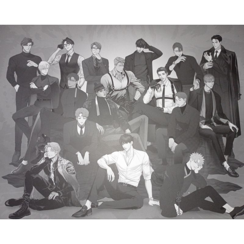 Lezhin Black Tiger Limited Postcard