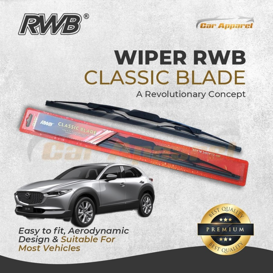 Wiper RWB Classic Mazda CX30 CX 30 Hybrid / Windshield Mazda CX30
