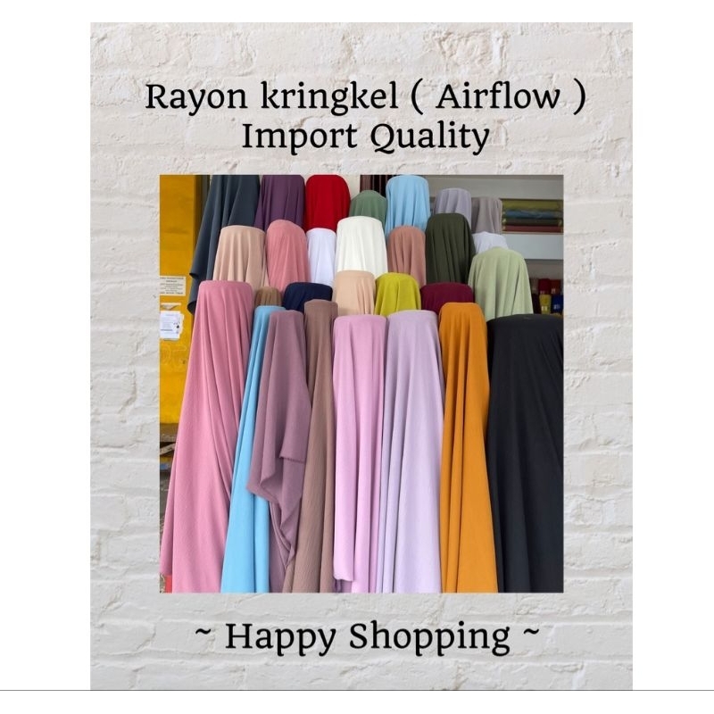 KAIN CEY AIRFLOW STRECH CRINGKLE / GAMIS KRINGKEL