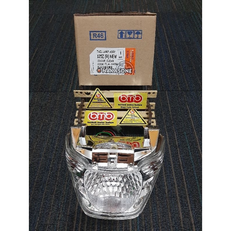 Yamaha 125 ZR RXZ Catalyzer lampu stop lampu belakang tail lamp clear cristal