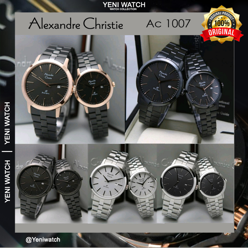 Alexandre Christie Ac 1007 / Ac1007 Jam Tangan rantai  Original