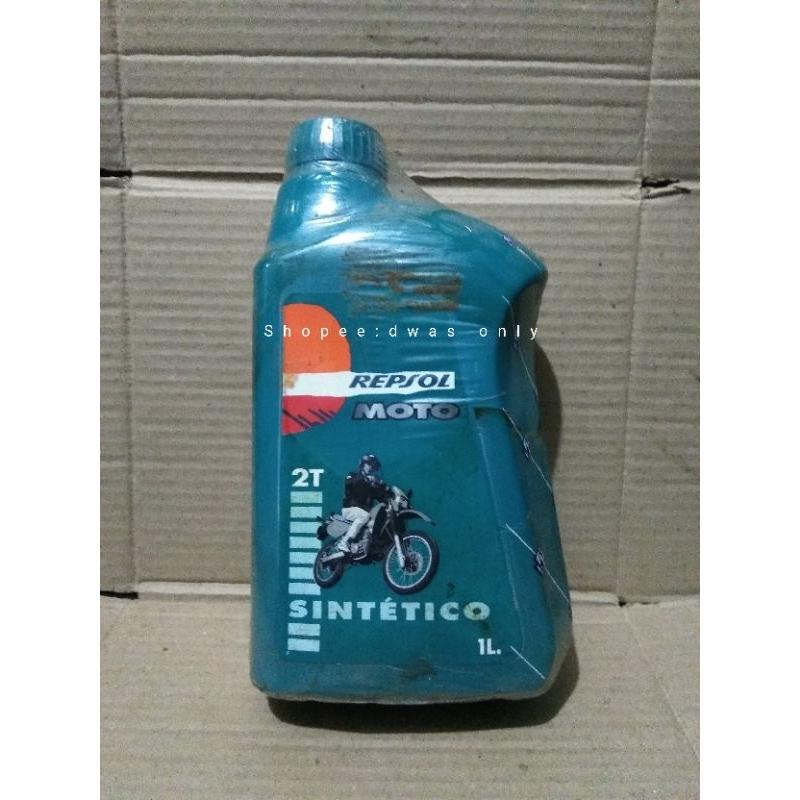 oli samping REPSOL MOTO 2T SINTETICO versi lawas jadul