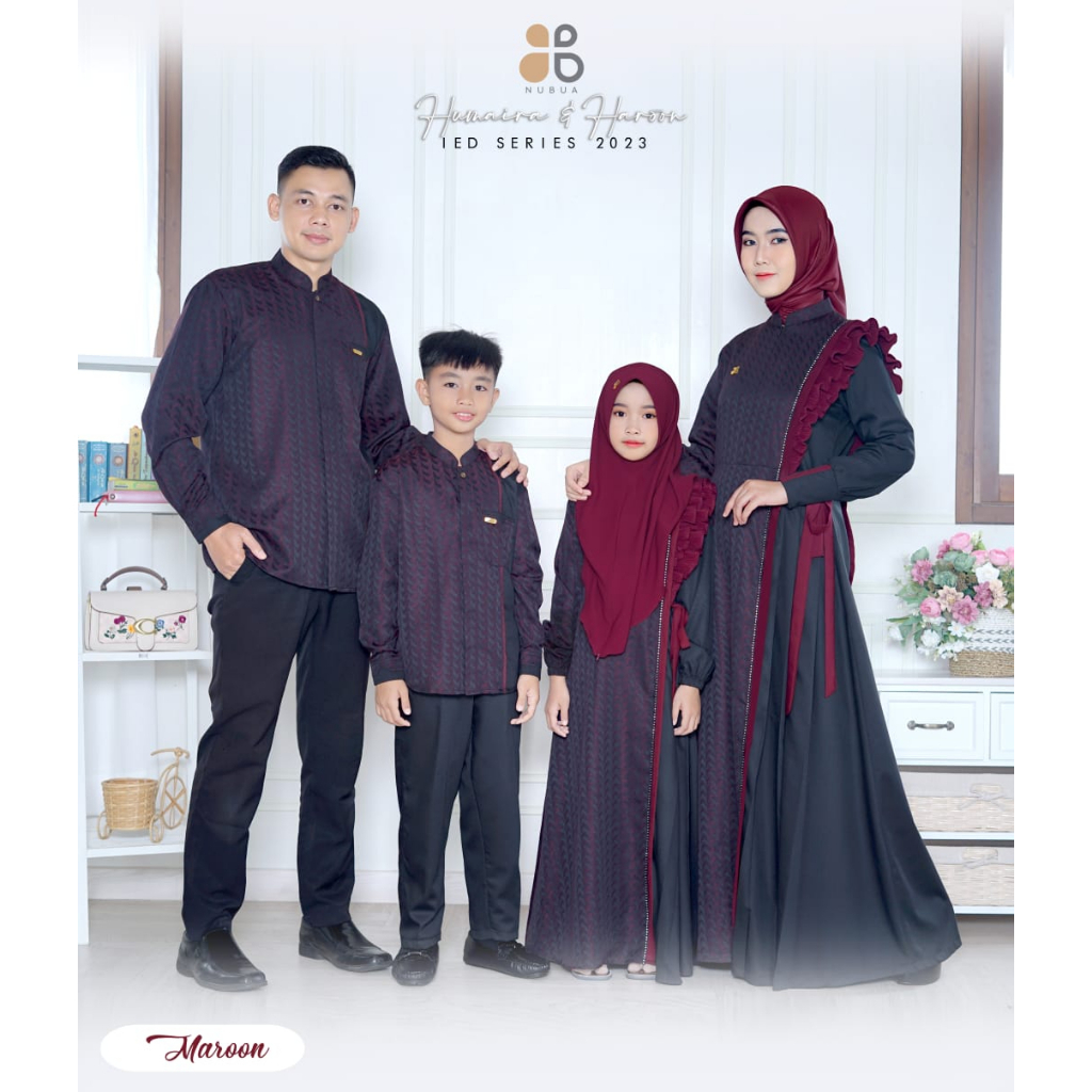 SARIMBIT KELUARGA NUBUA HUMAIRA DAN HAROON MAROON