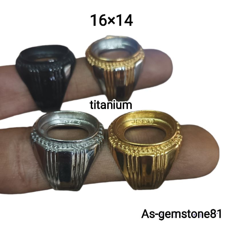 Cincin Emban Ring [titanium]T4 16*12