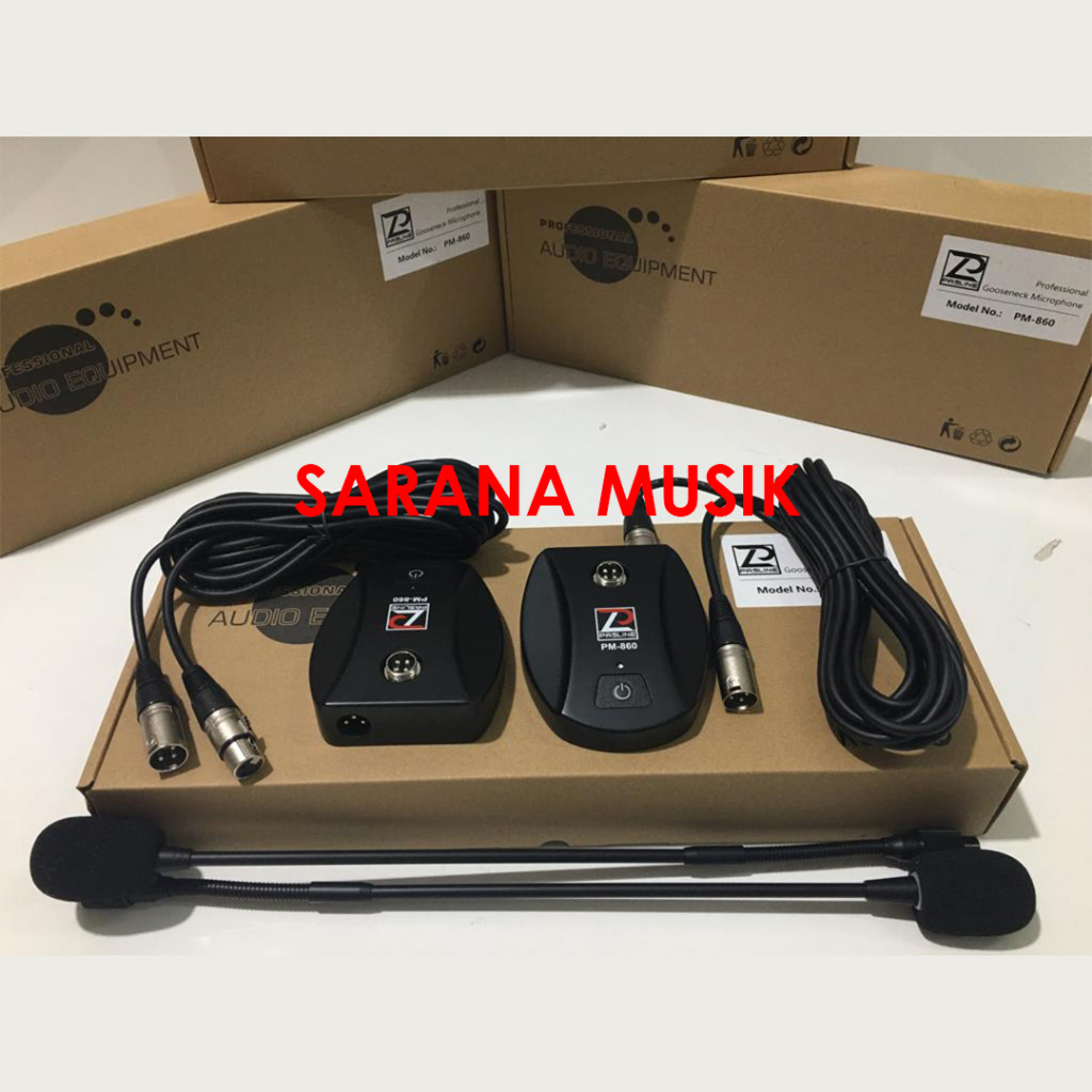 Mic Meja Podium Pasline PM860 Pasline PM-860 PM 860 Mic Conference Original