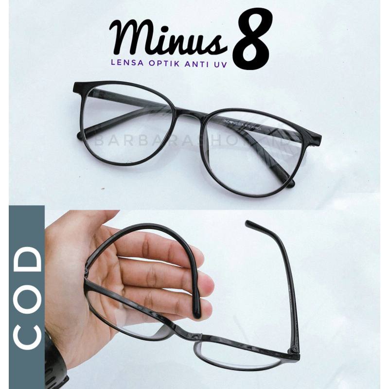 KACAMATA MINUS 8,-7,-6,-5,-4,-3,-2 -1, MINUS SLINDER RABUN JAUH  TINGGI SESUAI RESEP KACAMATA MINUS 