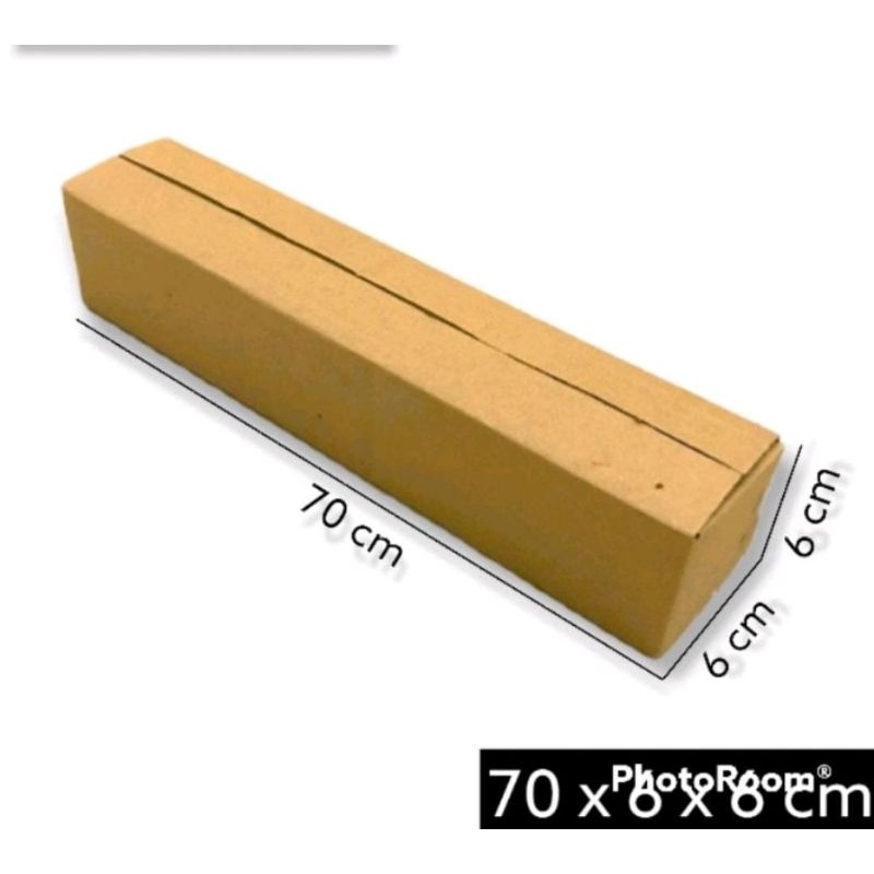 

Kardus box Ukuran 70x6x6 cm Single wall polos