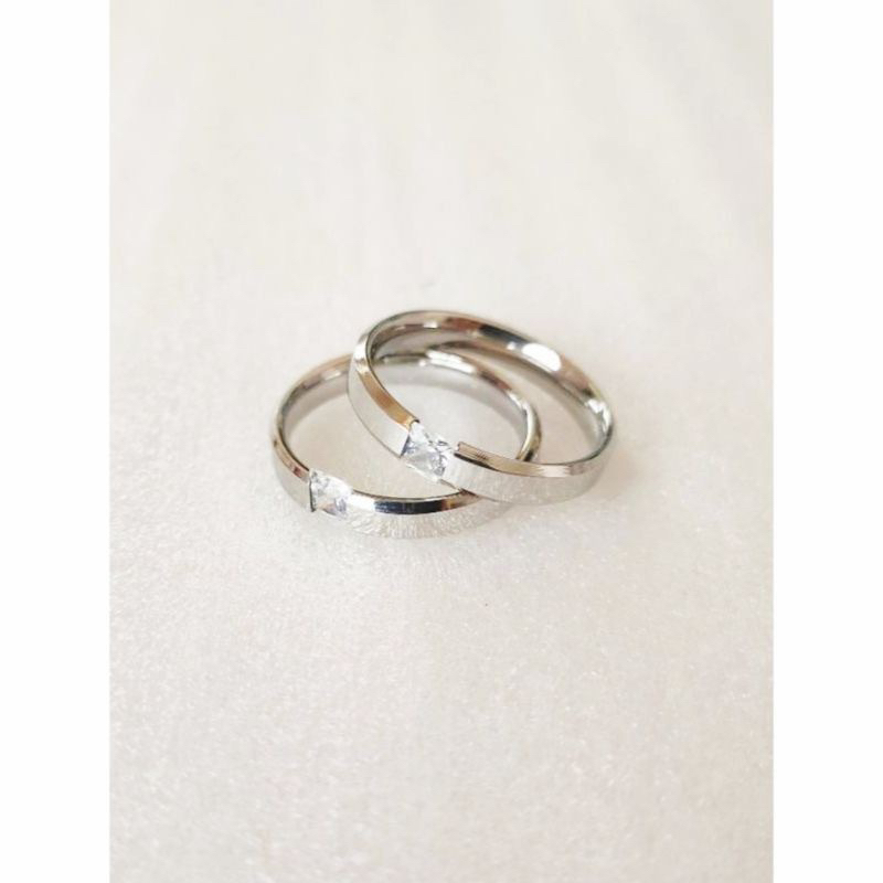 CINCIN PERMTA GOLD SILVER TITANIUM/ Cincin Kawin / Cincin ring / cincin cantik / cincin laris / cincin baru / cincin couple