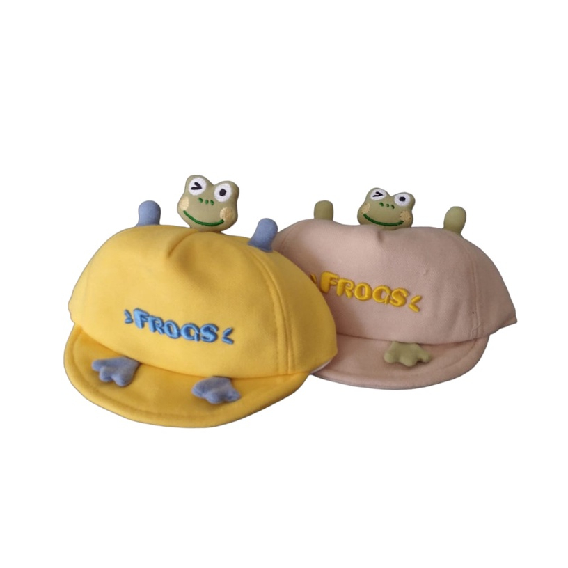 TOPI PET MURAH PET TELINGA SEMANGKA / TOPI PET FROGS/ TOPI ANAK LAKI LAKI PEREMPUAN KARAKTER FASHION A1B2C3