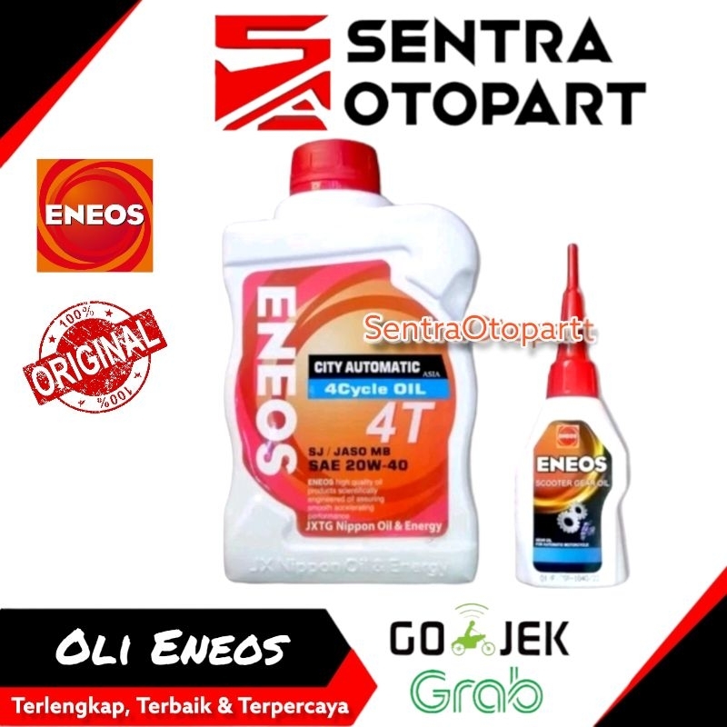 Oli eneos matic matik 20w 40 800 ml paket oli gear 120ml