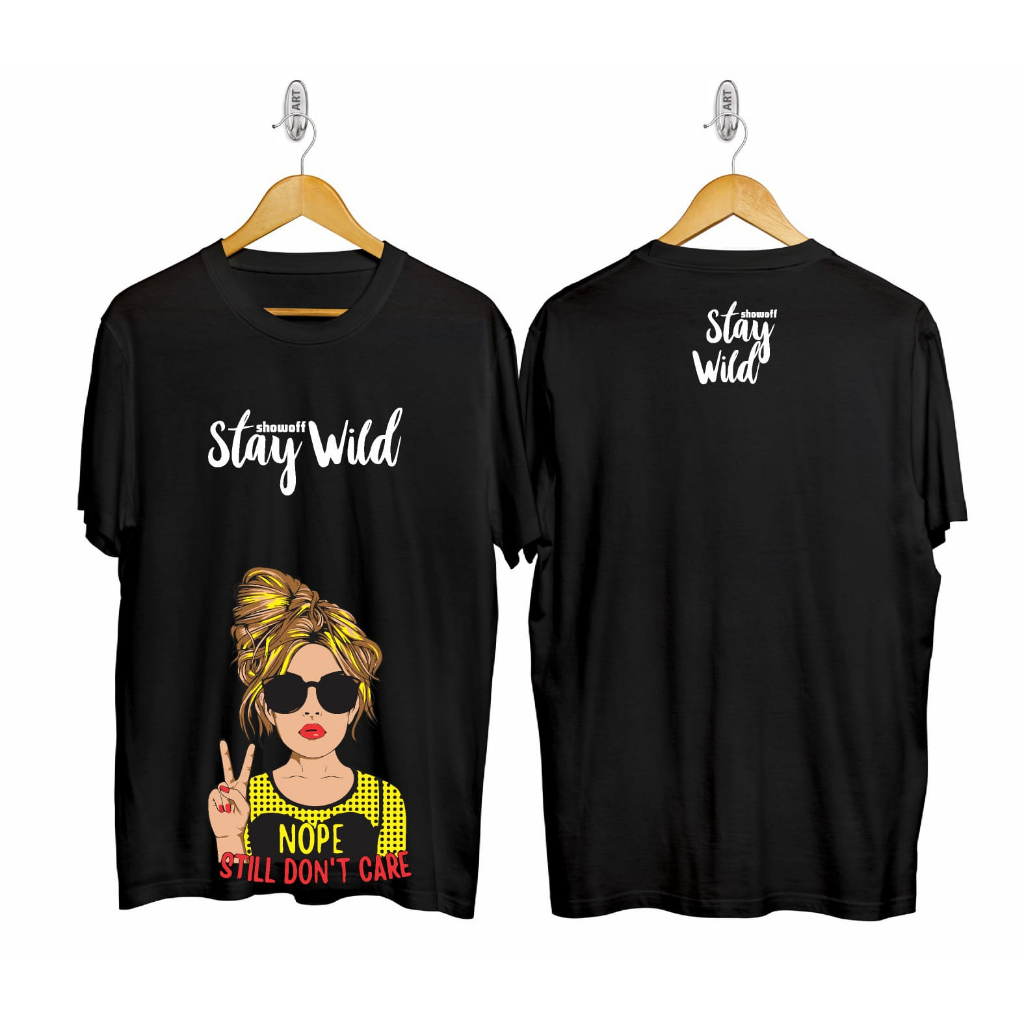 Kaos murah Kaos distro murah baju  distro pria t-shirt murah combed30s SO STAY WILD