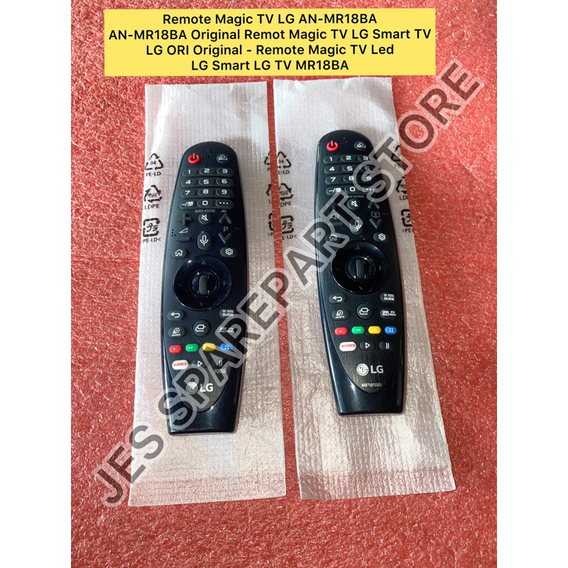 Remote Magic TV LG AN-MR18BA AN-MR18BA Original Remot Magic TV LG Smart TV LG ORI Original - Remote Magic TV Led LG Smart LG TV MR18BA