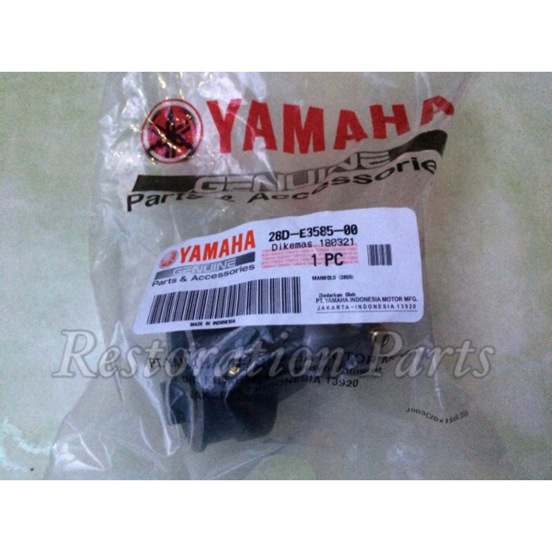 Intake Manifold Dudukan Karburator 28D-E3585-00 Mio Smile Batman