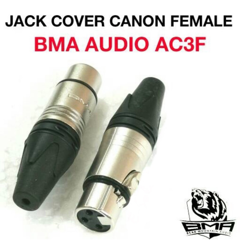 BMA Jack Cover Canon Female XLR Betina Jek 3 pin