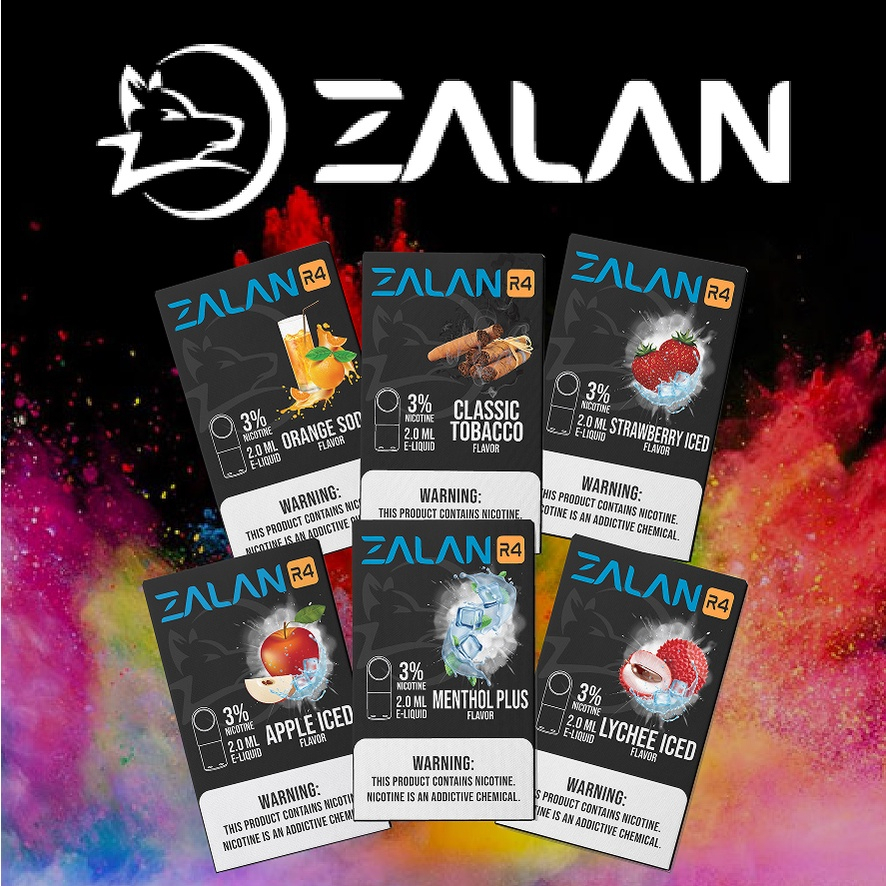 [RELX Pod]ZALAN Pod Compatible RELX Infinity &amp; Essential &amp; Phantom - All Flavours∣1 Pack Isi 1 Pod