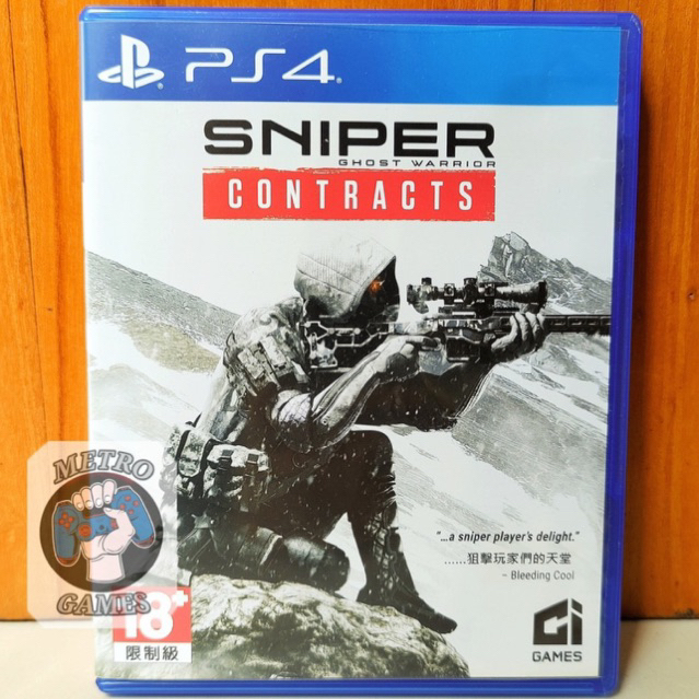 Kaset PS4 Sniper Ghost Warrior Contracts Sniper Contracts Playstation PS 4 5 CD BD Game Games Sniper Contract Snipers contrak kontrak contrac warriors elite 1 2 3 4 ii perang petualangan tembak tembakan mainan gim anak reg 3 region asia ori asli original