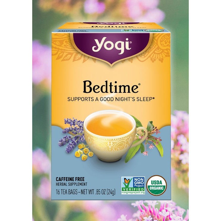 

Yogi Bedtime Tea SUPPORTS A GOOD NIGHT'S SLEEP Caffeine Free Herbal 16 tea bags 0.85 OZ 24g