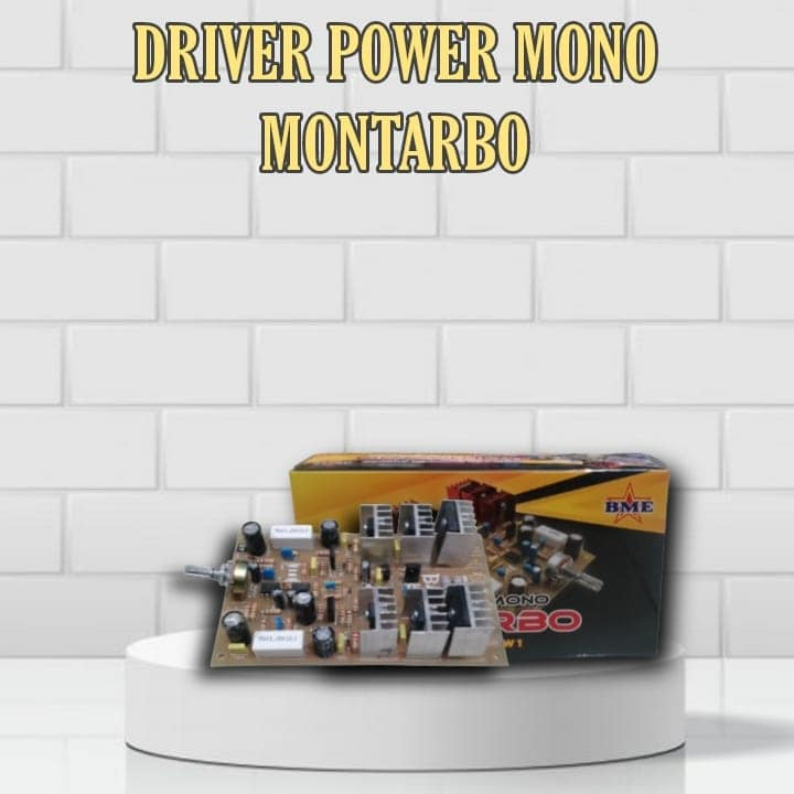 DRIVER POWER MONO MONTARBO BME KARAKTER FLAT DRIVER MONTARBO BME