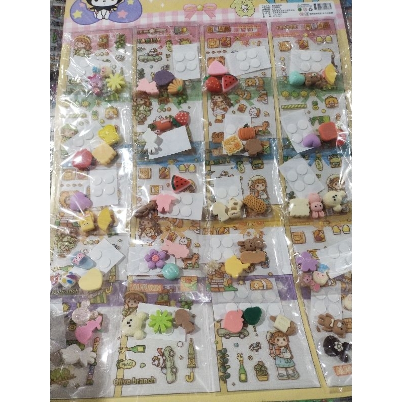 

Stiker Lucu Mainan Setiker kartun Korea 1.lembar isi.20.pcs