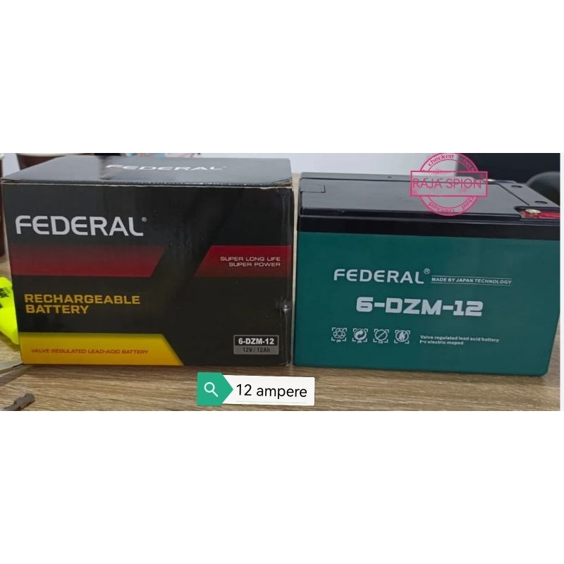 aki kering sepeda listrik/aki federal 6dzm12/aki federal sepeda listrik