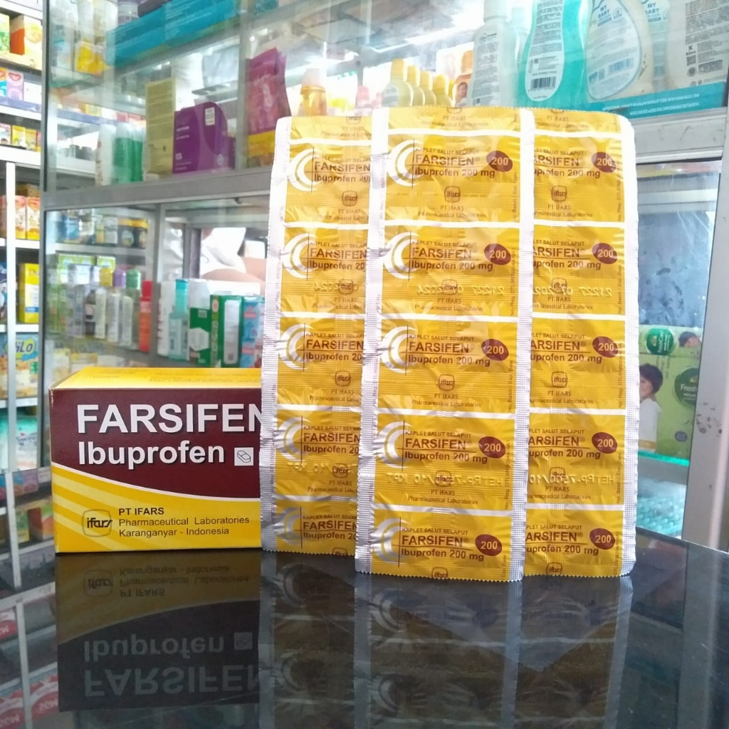 FARSIFEN 200 1 STRIP @10 KAPLET obat sakit gigi obat sakit kepala demam