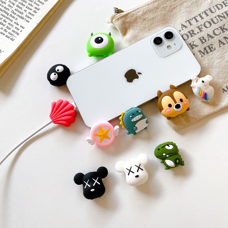 BAHAN DAN POTONGAN LEBIH PRESISI / TSUM TSUM - Cable Bite/ Pelindung Ujung Kabel/ Cable Saver/ Cable Protector