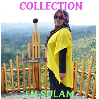 Outer Nazma Batwing Long Outer Perlengkapan Stelan Baju Pakaian Atasan Wanita Rompi Polos Perempuan Baju Kalong/Keleleawar Santai dan baju lebaran kondangan model motif Terbaru baju lebaran stelan kaftan