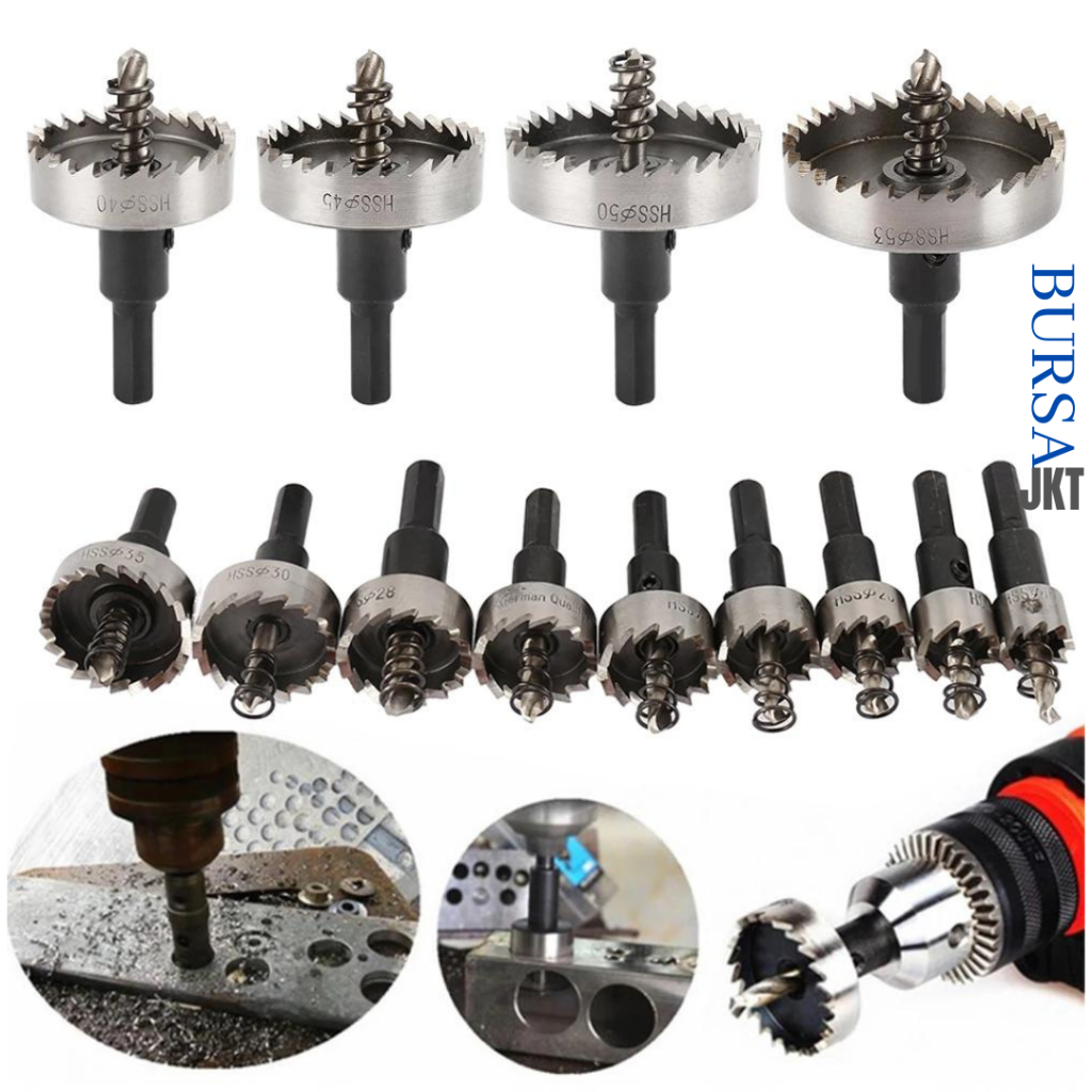 HOLE SAW MATA BOR BESI BAJA TITANIUM KUGEL HSS 20.5 MM