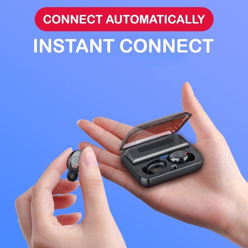 Tws bletooth earphone wireless with power bank