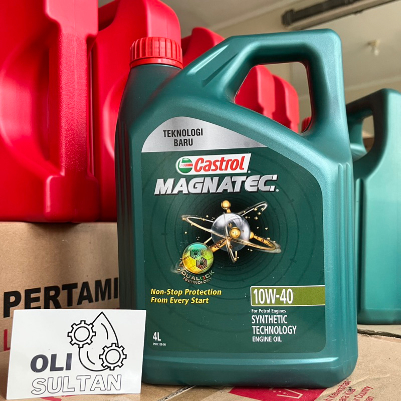 CASTROL MAGNATEC SAE 10W-40 4L | ORIGINAL ENGINE OIL - OLI MOBIL