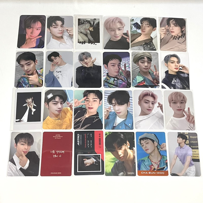 PC Eunwoo Astro Rise Up, Blue Flame, All Yours, Switch On, DTTSR, Benefit, Dashu, SG21, Pop Up