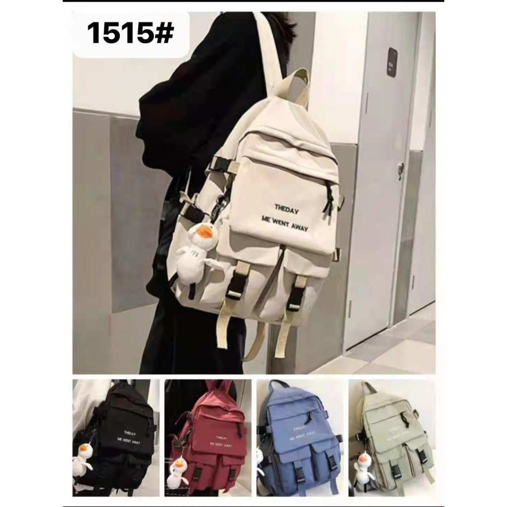 Tas Sekolah ABG Ransel Fashion Korea Style Tas Remaja Kuliah Pria Wanita Backpack Fashion Korea Import Tas Import Tas ABG Korea Fashion Trendy