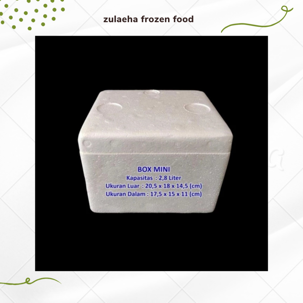 Sterofoam Box Mini 20,5×18×15 cm Styrofoam Box