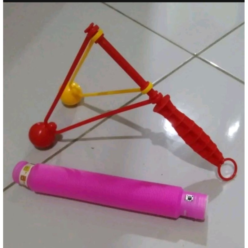 Lato Lato Gagang dan Tali Lato Lato Gagang dan Pipa LED