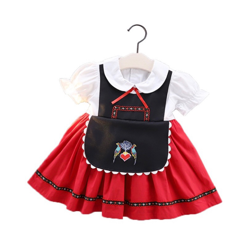 BAJU DRESS ANAK PEREMPUAN LOLITA MAID COSTUMER DRESS GERMANY BAJU DAERAH JERMAN -swtps-
