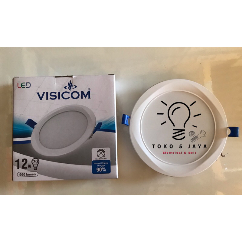 lampu downlight 12 watt visicom