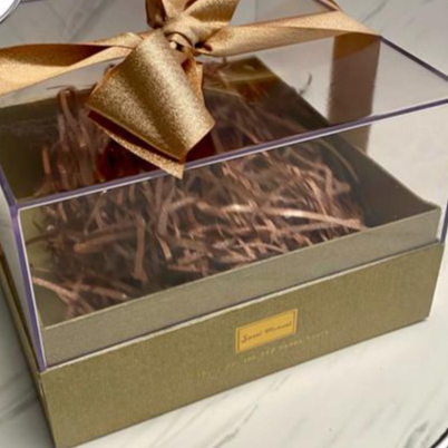 Gift Box Premium Akrilik Hard Box Kotak Kado Acrylic Hampers Box