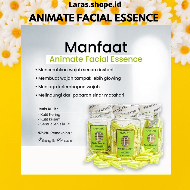 ANIMATE FACIAL ESSENCE ORIGINAL BPOM | ANIMATE SERUM ORIGINAL