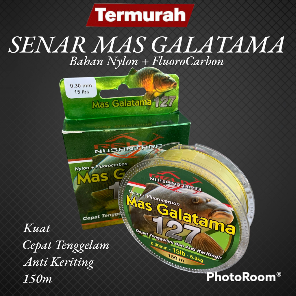 Senar Pancing Galatama Ikan Mas Relix nusantara Mas Galatama