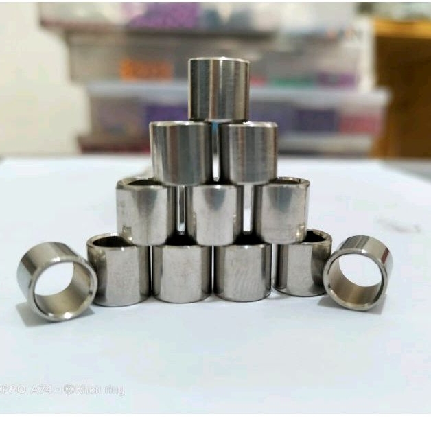 RING BURUNG BAJA  STAINLESS POLOS UNTUK PERKUTUT LOVEBIRD C.IJO KACER CENDET