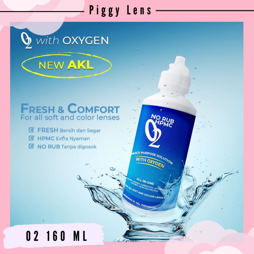 Cairan Softlens O2 160ml by OMEGA