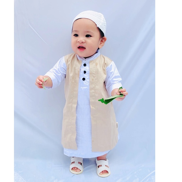 KOKO JUBAH MEWAH SNI LINEN IMPORT BUKAN KAOS NOAH KOKO BAYI MUSLIM baju anak setelan bayi muslim lebaran cowo perlengkapan gamis pakistan anak aqiqah Babeebabyshop