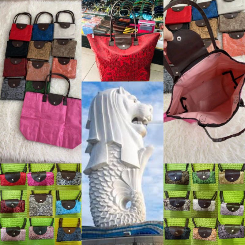 ORIGINAL - Tas Lipat Singapura Singapore Besar - Tas oleh oleh singapore singapura