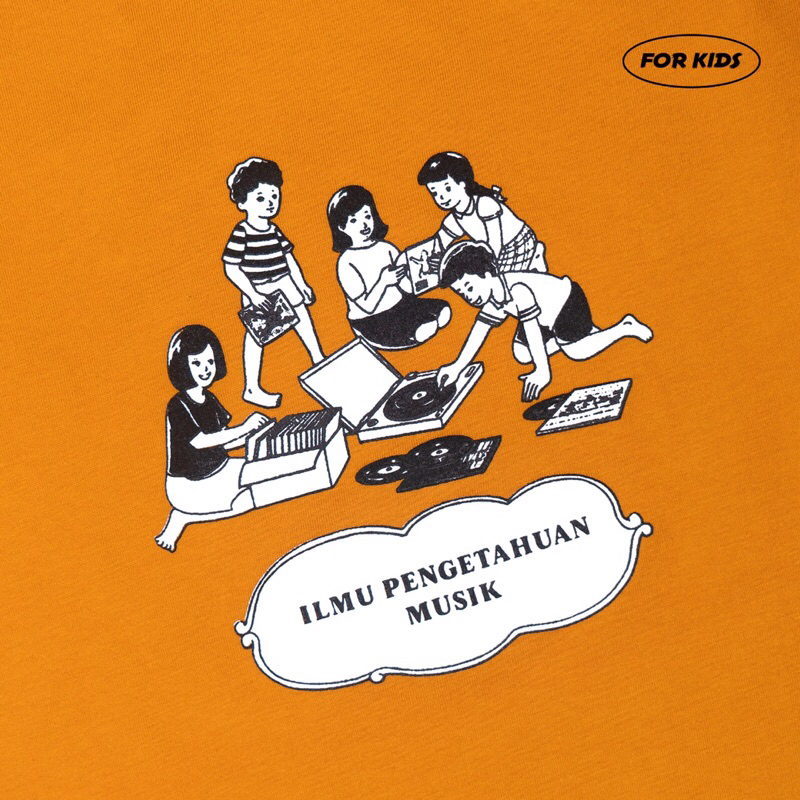 Kamengskids - Ilmu Musik Mustard Short Tee