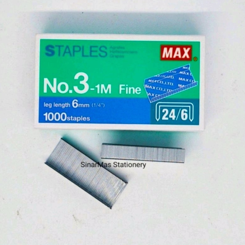 

Isi Staples Max No 3 - 1M - Isi Staples No 3 - 1M Max