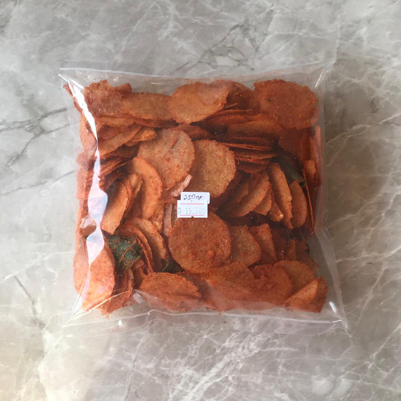 

Keripik Kaca Pedas Daun Jeruk 250gr / KRIPCA 250gr