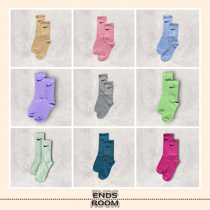 KAOS KAKI PANJANG MOTIF NIKE WARNA PREMIUM